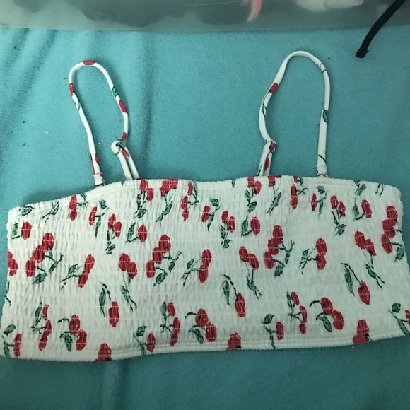 Cherry Shein Swim Top - Picture 2 of 4